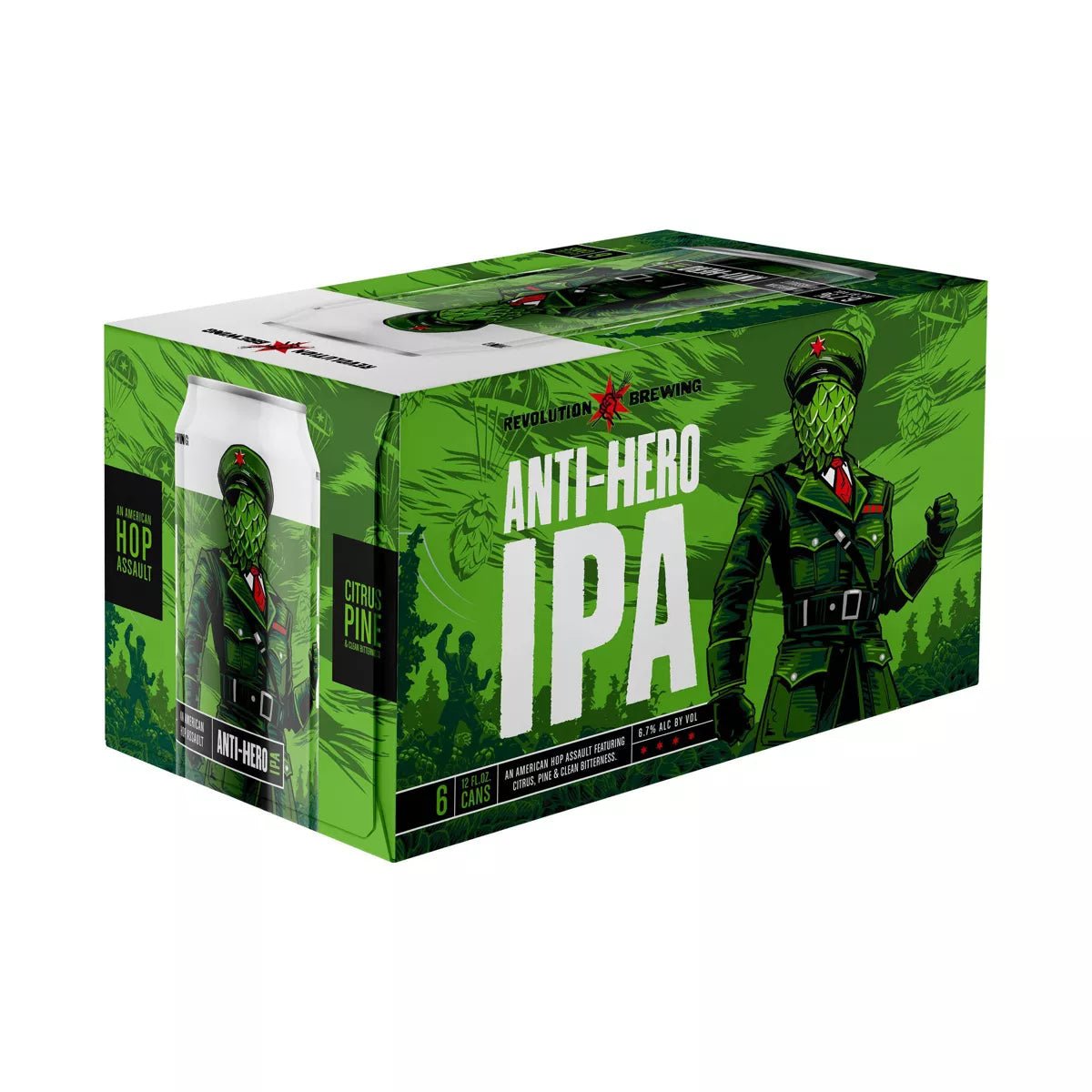 Revolution Anti-Hero IPA Beer - 6pk/12 fl oz Cans