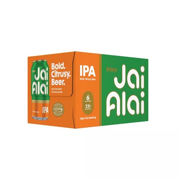 Cigar City Jai Alai IPA Beer - 6pk/12 fl oz Cans