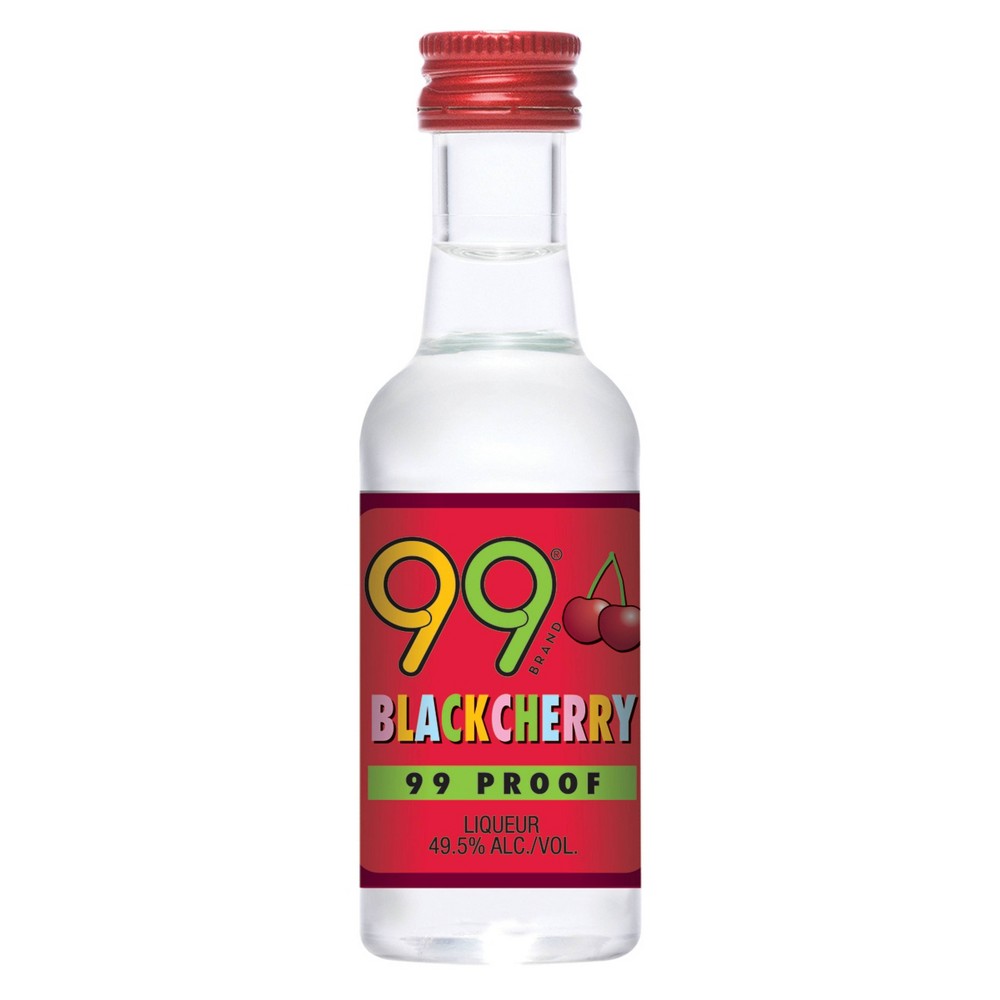 99 Black Cherry Schnapps Liqueur, 99 proof, 50 mL