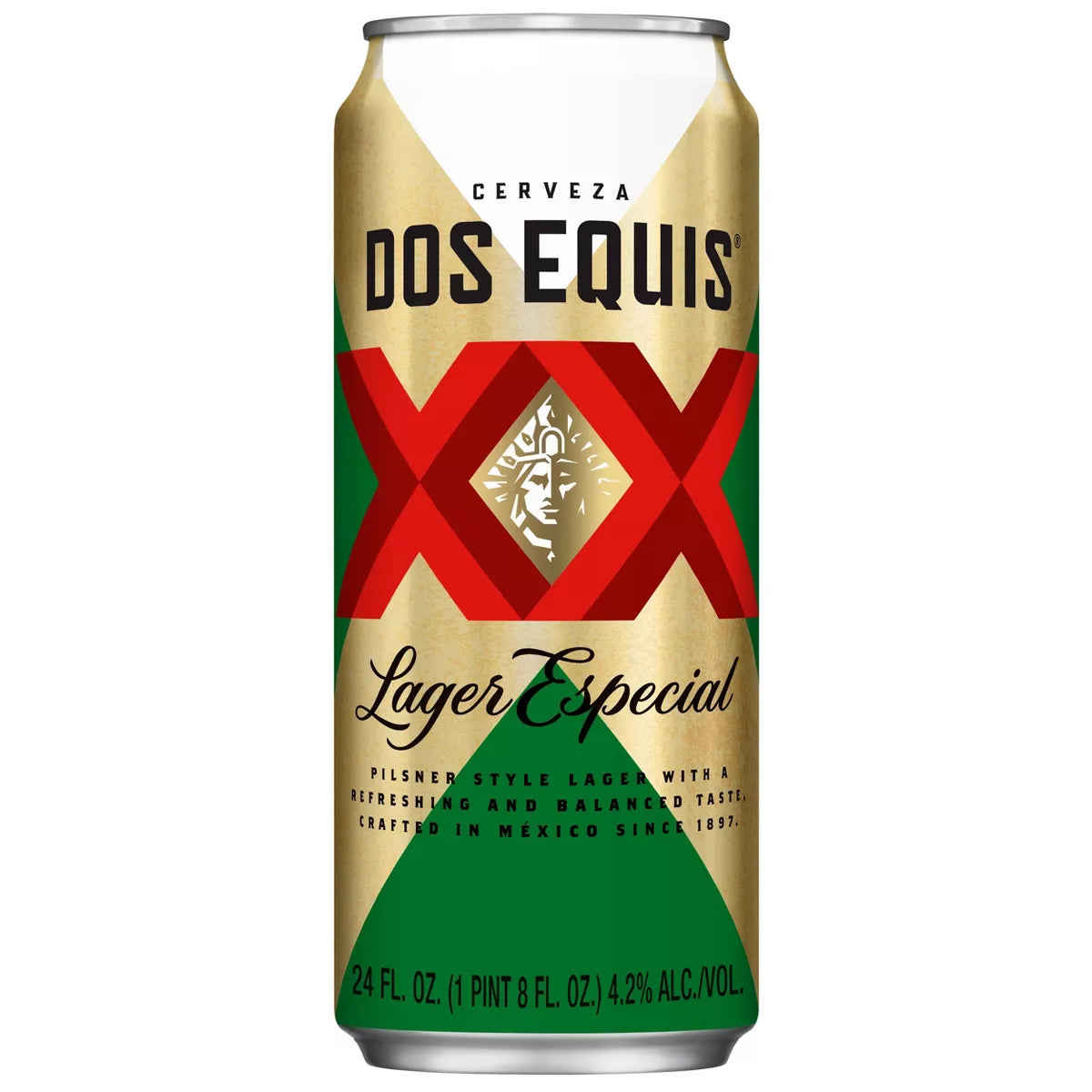 Dos Equis Mexican Lager Beer Single - 24 fl oz Can