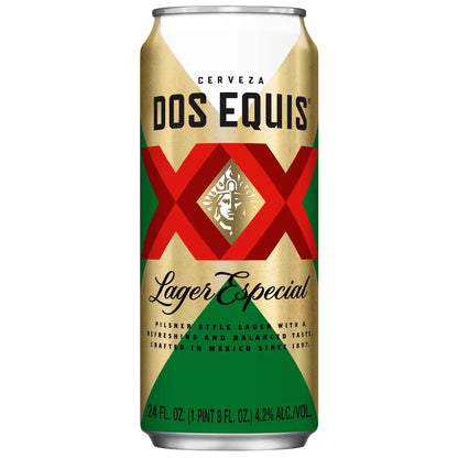 Dos Equis Mexican Lager Beer Single - 24 fl oz Can