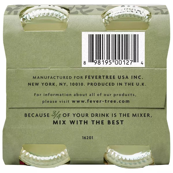 Fever-Tree Premium Ginger Beer Bottles - 4pk/200ml