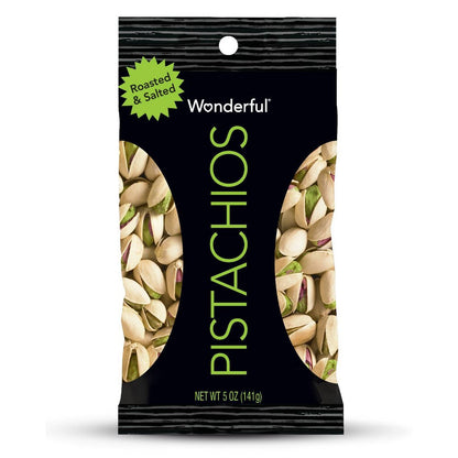 Paramount Farms PAR072142WTV Wonderful 5 oz. Dry Roasted and Salted Pistachios