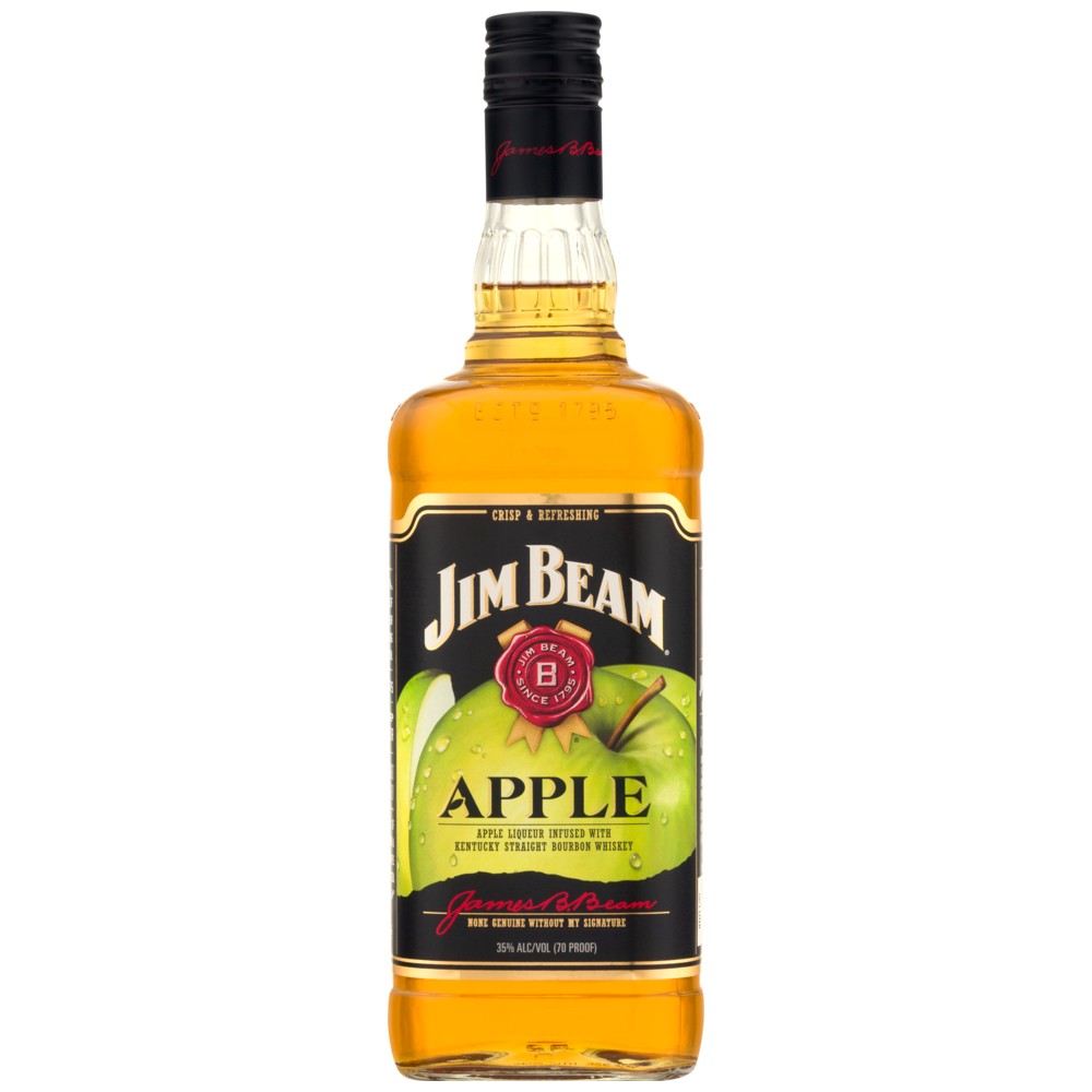 Jim Beam Apple Bourbon Whiskey, 750 mL