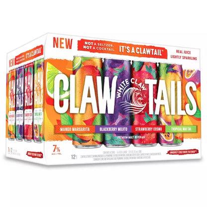 White Claw Hard Seltzer Clawtails Variety Flavored Alcoholic Beverages - 12pk/12 fl oz Cans
