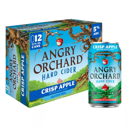 Angry Orchard Crisp Apple Hard Cider - 12pk/12 fl oz Cans