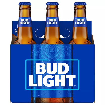 Bud Light American Lager Beer - 6pk/12 fl oz Bottles