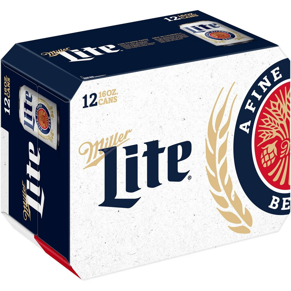 Miller Lite Beer- 12pk/16 fl oz Cans