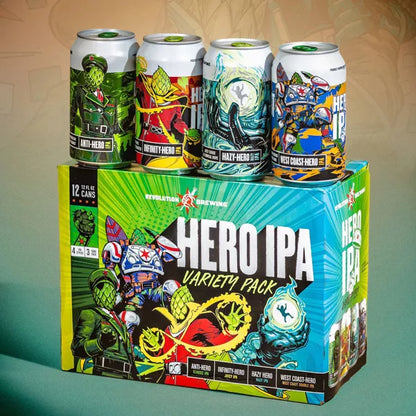 Revolution League of Heroes IPA Variety Beer Pack - 12pk/12 fl oz Cans