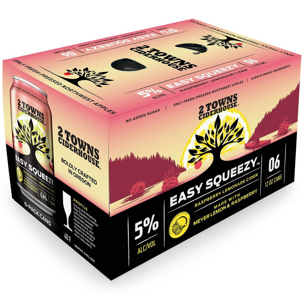 2 Towns Ciderhouse Easy Squeezy 6/12c