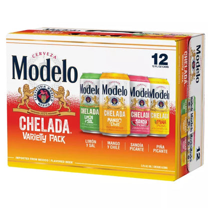 Modelo Chelada Variety Pack Flavored Beer - 12 fl oz/12pk Cans