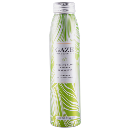 GAZE Coconut Water Moscato Chardonnay Wine Cocktail - 375ml Can