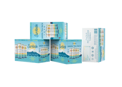 Surfside Green Tea + Vodka Variety 8 Pack