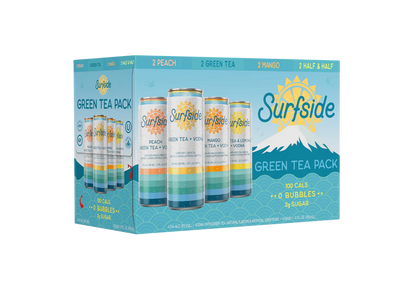 Surfside Green Tea + Vodka Variety 8 Pack