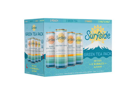 Surfside Green Tea + Vodka Variety 8 Pack