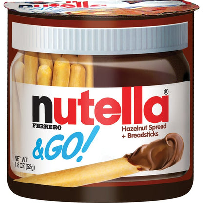 HAZELNUT SPREAD + BREADSTICKS
