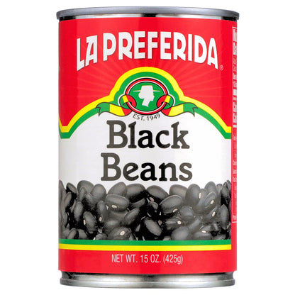 La Preferida Black Beans, 15 oz, Can