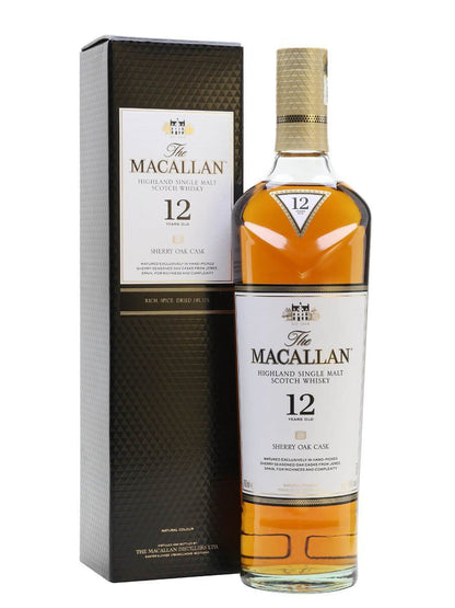 Macallan 12 Year Old Scotch, 750 mL.