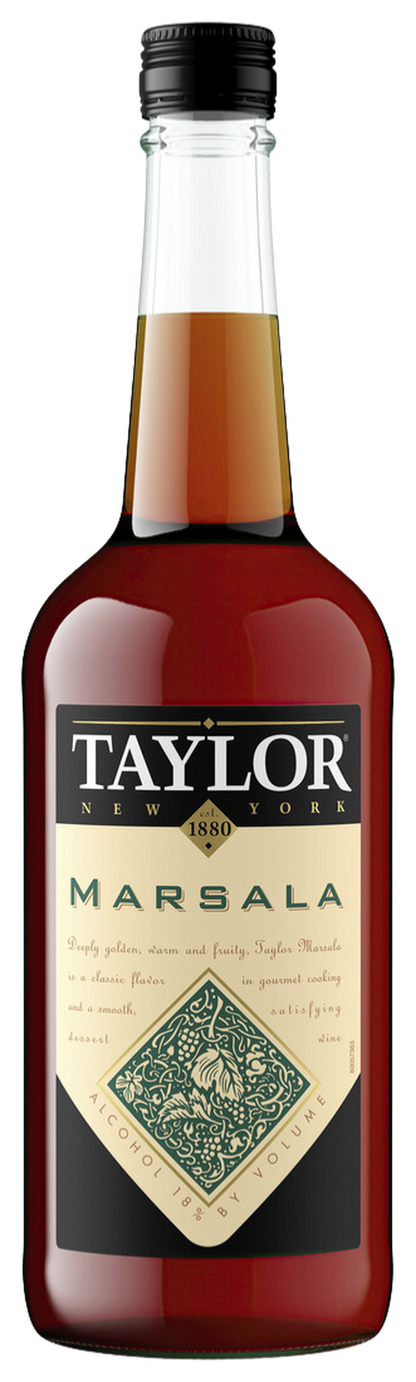 Taylor New York Desserts Marsala, Red Wine, 750 mL Bottle