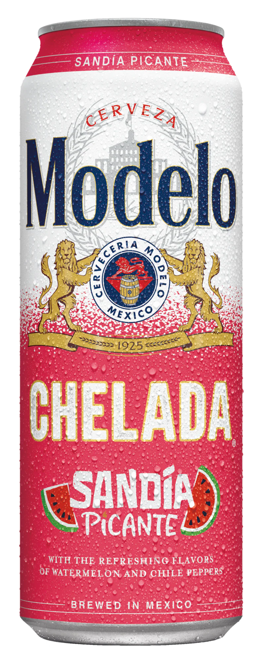 Modelo Chelada Sandia Picante Mexican Import Flavored Beer 3.5% ABV Can - 24 Fl. Oz