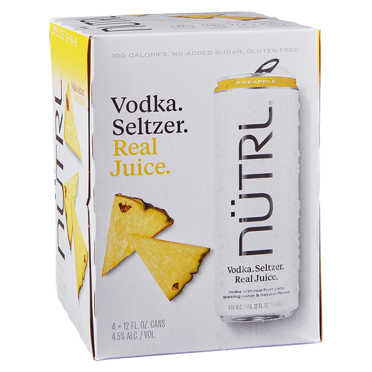 Nutrl Pineapple 4Pk Can