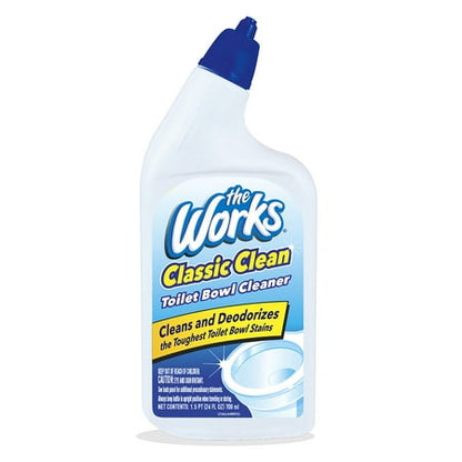 The Works Classic Clean Liquid Toilet Bowl Cleaner 24 floz