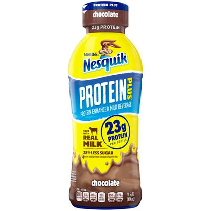 PROTEIN PLUS, CHOCOLATE PROTEIN ENHANCED MILK BEVERAGE