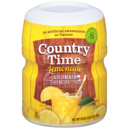Country Time Lemonade Drink Mix - 19oz Canister