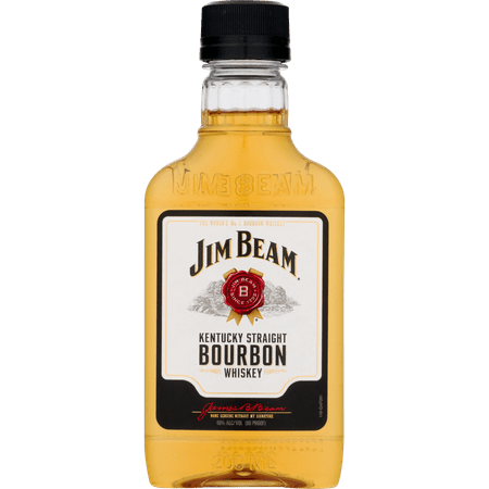 Jim Beam Bourbon Kentucky Straight Bourbon Whiskey, 200 mL