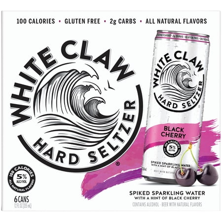 White Claw Black Cherry 6-pk 12oz. Can