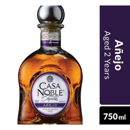 Casa Noble Anejo Tequila, 750 mL Bottle, 80 Proof