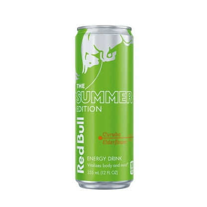 Red Bull Summer Edition Energy Drink  Curuba Elderflower  114mg Caffeine  12 fl oz Can