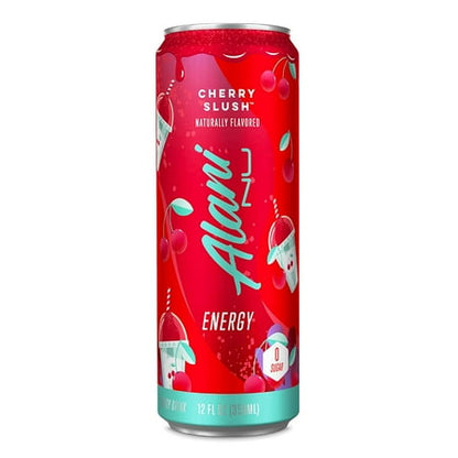 Alani Nu Energy Drink - Cherry Slush - 12oz Cans (Single Cans)
