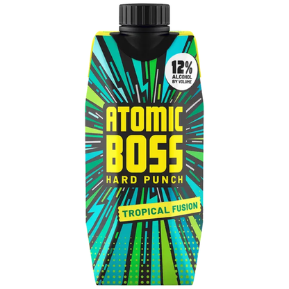 ATOMIC BOSS Tropical Fusion Hard Punch Wine - 500ml Bottle
