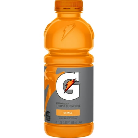 Gatorade Thirst Quencher Orange 20 Fluid Ounce Plastic Bottle