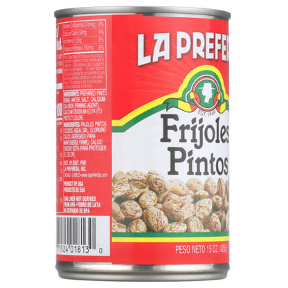 La Preferida Pinto Beans, 15 oz, Can