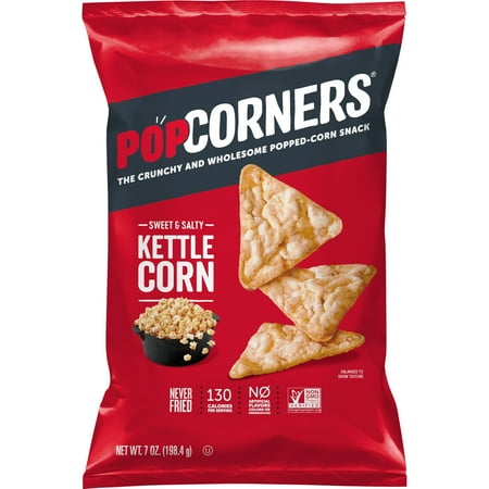 SWEET & SALTY KETTLE CORN THE CRUNCHY AND WHOLESOME POPPED-CORN SNACK, SWEET & SALTY KETTLE CORN