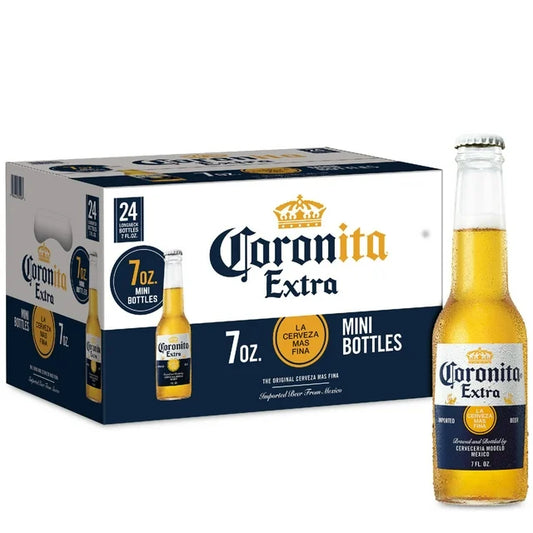 Corona Extra Coronita Mexican Lager Beer, 7 fl. oz. bottle, 24 pk.