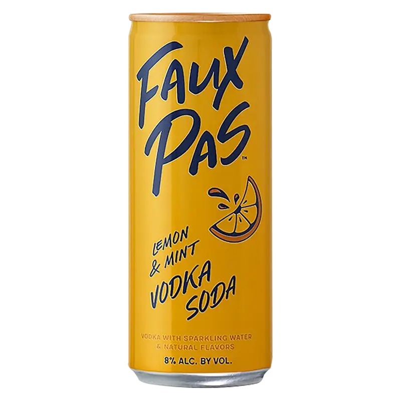 Faux Pas Vodka Lemon 250 Ml