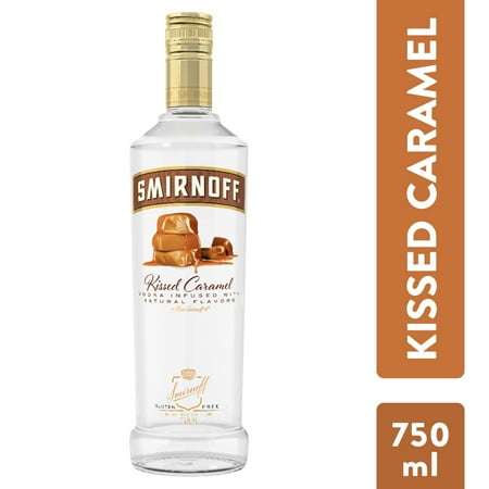Smirnoff Kissed Caramel, 750 mL, 60 Proof (Vodka Infused with Natural Flavors)