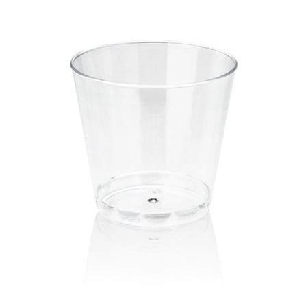 True Party Disposable Shot Glasses  Clear Plastic Drinking Glasses  Whiskey Cocktail Plastic Tumblers  Party Wedding Supplies  1oz Set of 50