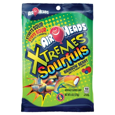 SOURFULS RAINBOW BERRY XTREMES CANDY, SOURFULS, RAINBOW BERRY