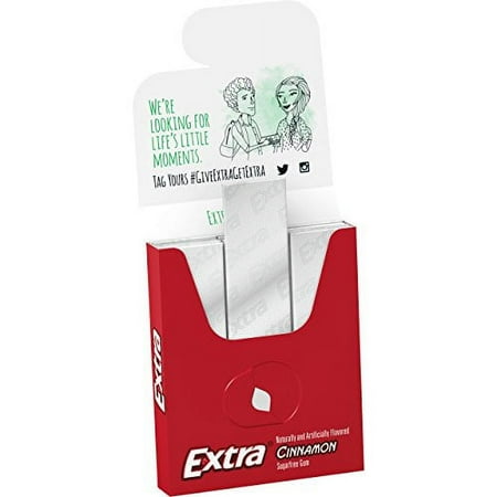 Extra Long Lasting Flavor Cinnamon Sugarfree Gum - 15 CT