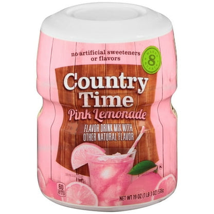 Country Time Pink Lemonade Drink Mix - 19oz Canister