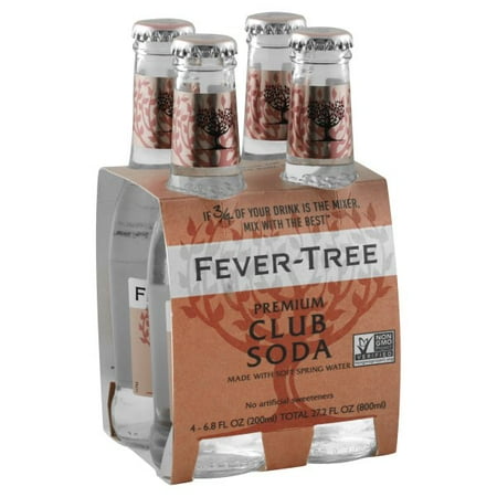 Fever-Tree Club Soda - 4pk/200ml Bottles