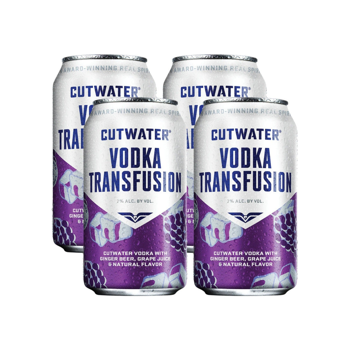 Cutwater - Vodka Transfusion Ready To Drink Cocktail (4 Pack), 12 oz