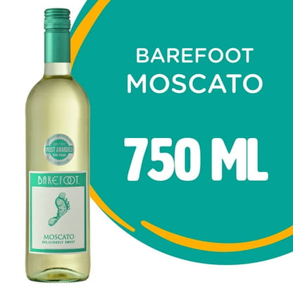 Barefoot Moscato Sweet White Wine - 750 mL Bottle