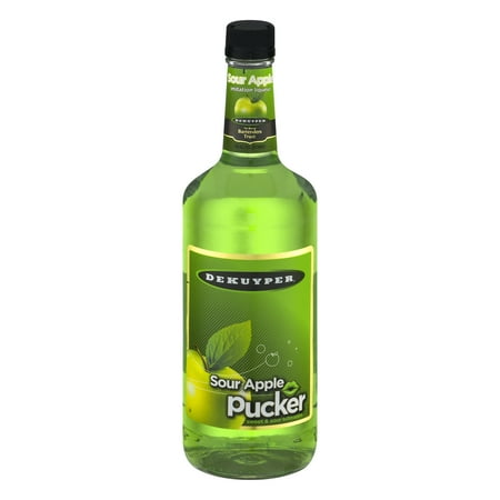DeKuyper Sour Apple Pucker Liqueur, 1L