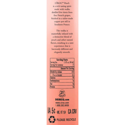 Ciroc Peach 750ml
