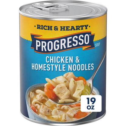 Progresso Rich & Hearty Chicken & Homestyle Noodles Soup